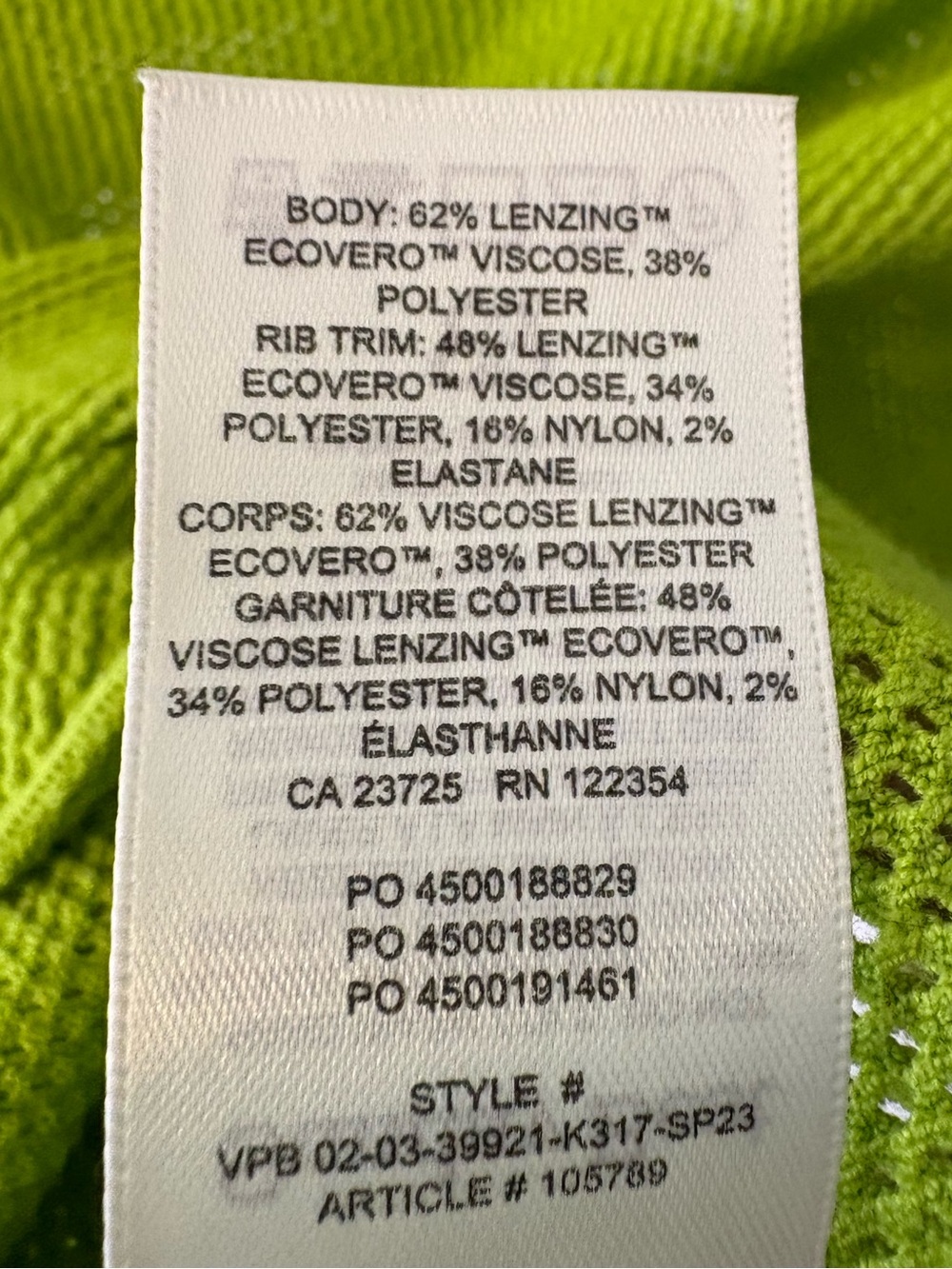 Aritzia Sunday Best Green Down Town Mesh Knit Crewneck Sweater Top Extra Small - Picture 9 of 15